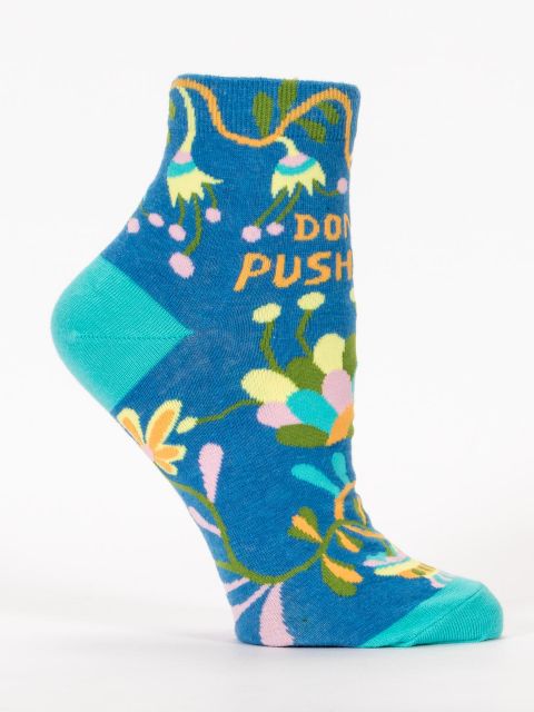 Image of Don't Push Me W-Ankle Socks